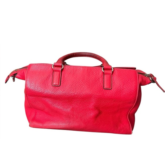 Kate Spade Baxter street Marian satchel in vibrant red leather - Picture 2 of 16